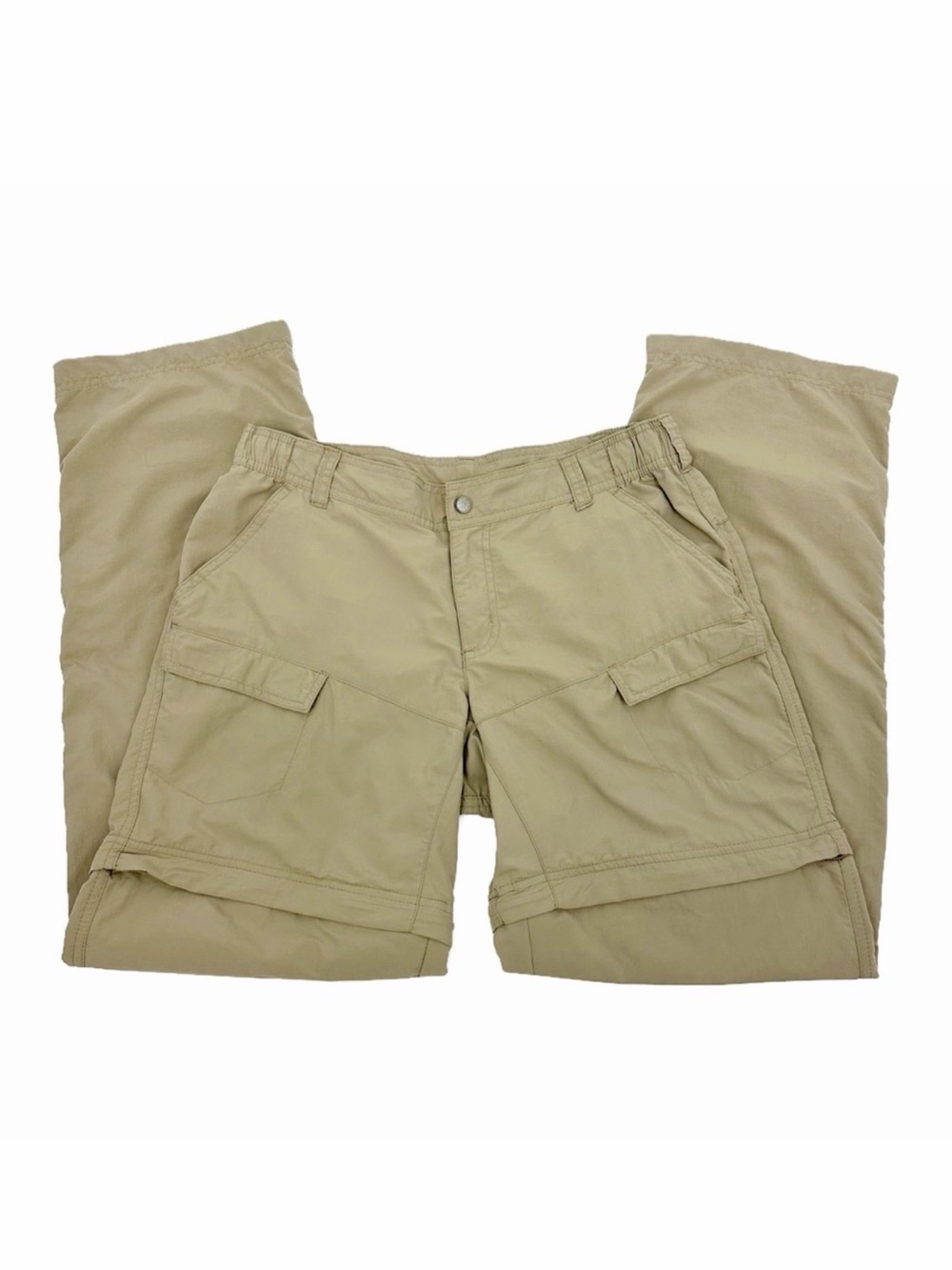 World Wide Sportsman Convertible Cargo Pants Khaki Nylon Medium